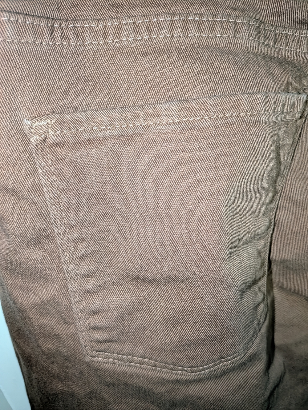 Straight Leg Women's Jeans in Brown - Picture 7 of 11